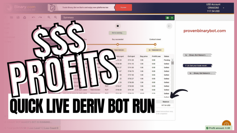 X Formula Deriv Bot